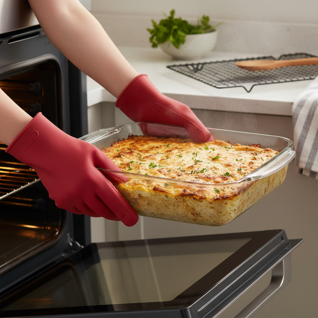 Why Silicone Grips are Indispensable for Glass Bakeware