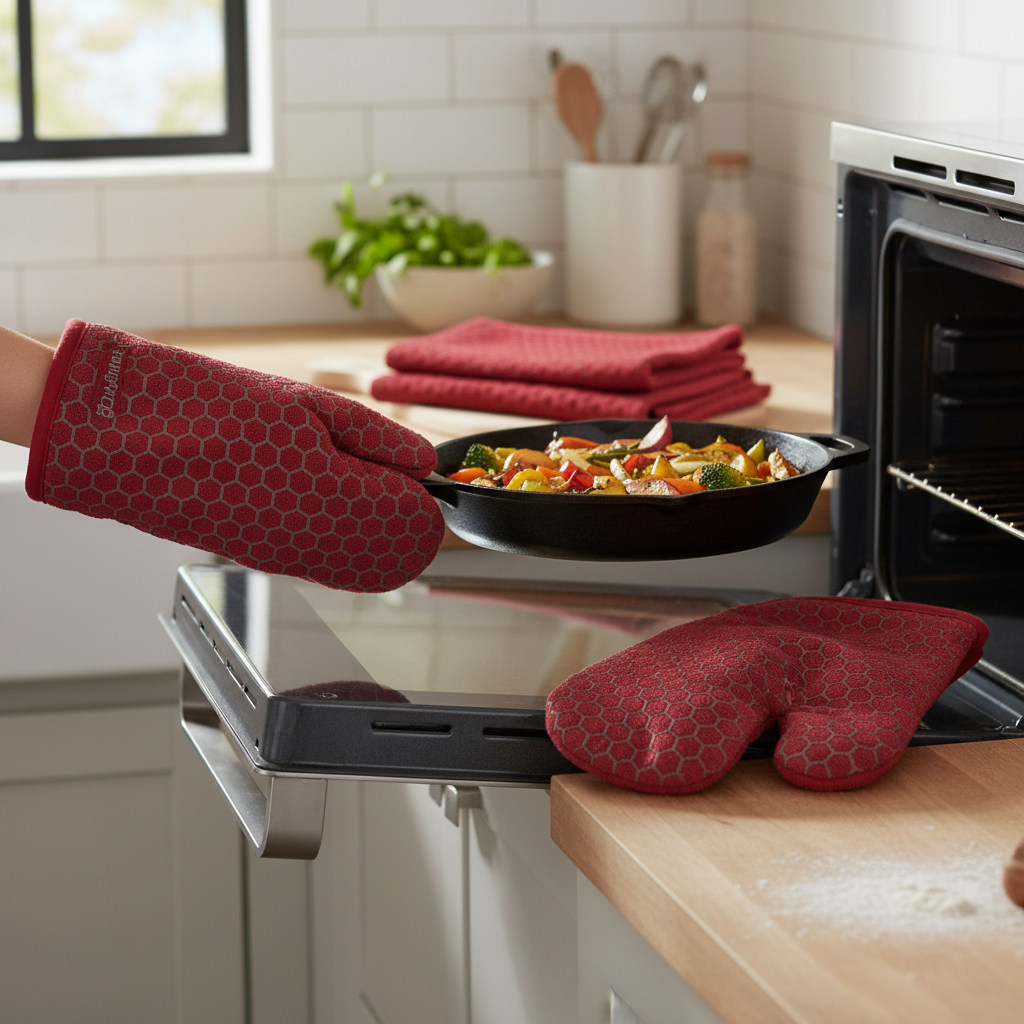 Review: Big Red House Oven Mitts – Terry Cloth Comfort Meets Silicone Strength