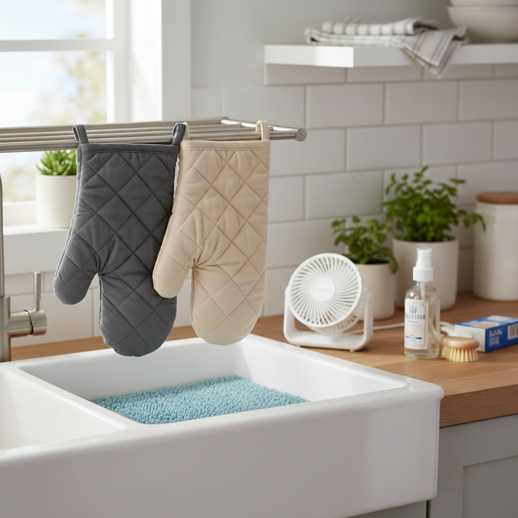 How to Properly Dry Thick Oven Mitts and Keep Mold at Bay
