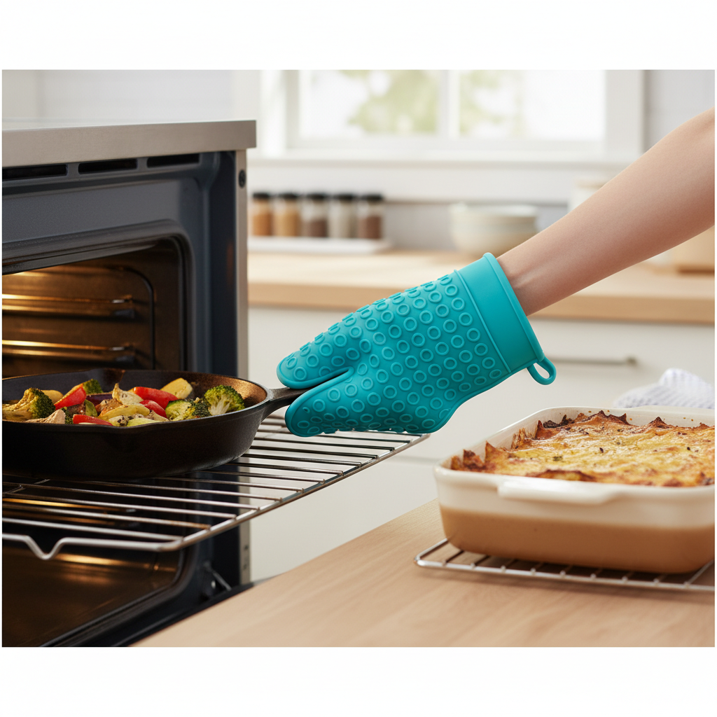 Review: Dexas Silicone Oven Mitt (Raised Nubs Grip) – Your Mini Kitchen Hero?