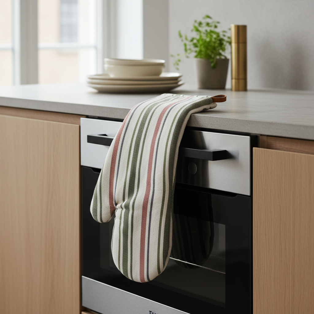 The Ferm Living Hale Oven Mitt: Elevating Kitchen Style with Nordic Flair