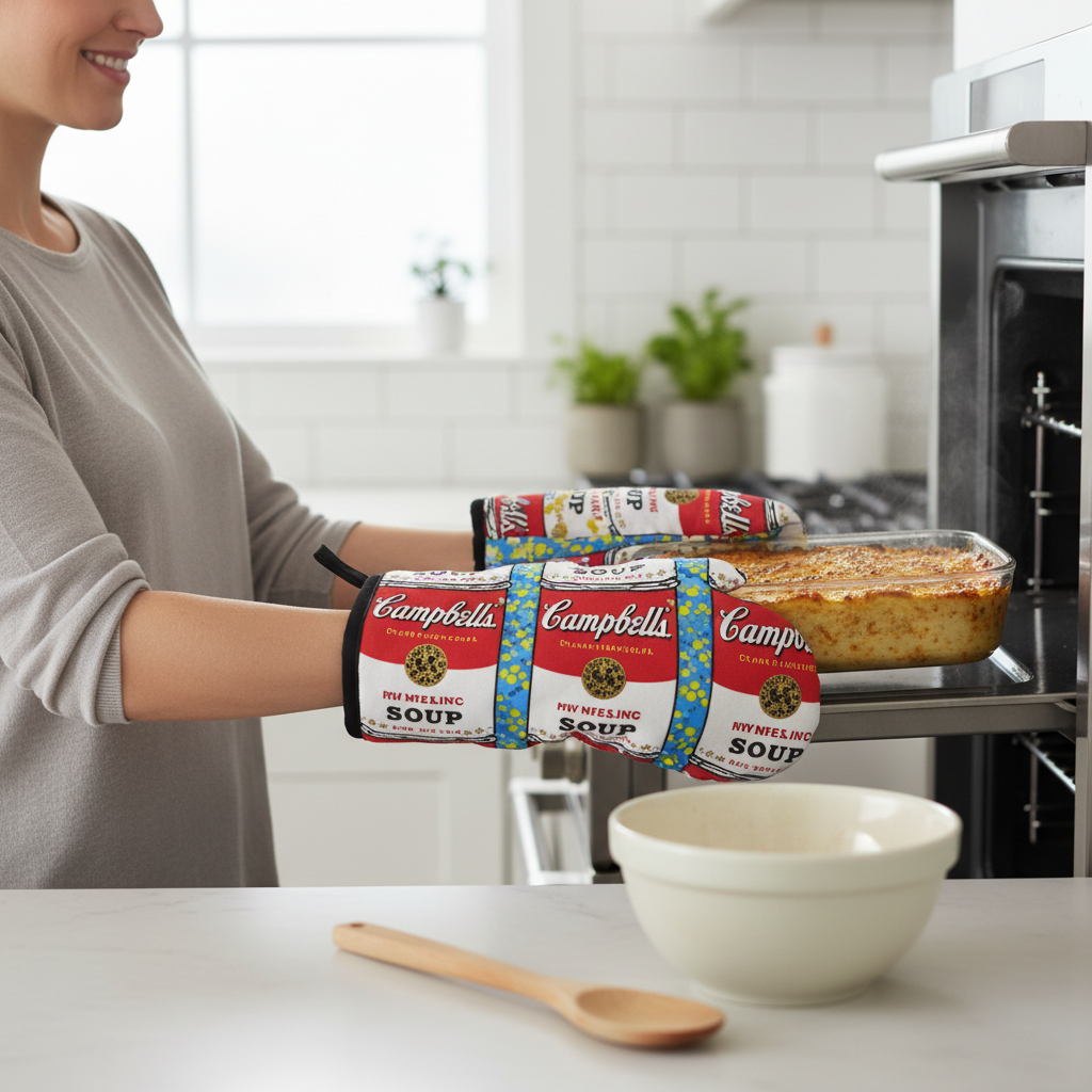 Review: Campbell’s Pop Art Oven Mitts – A Blend of Style and Safety