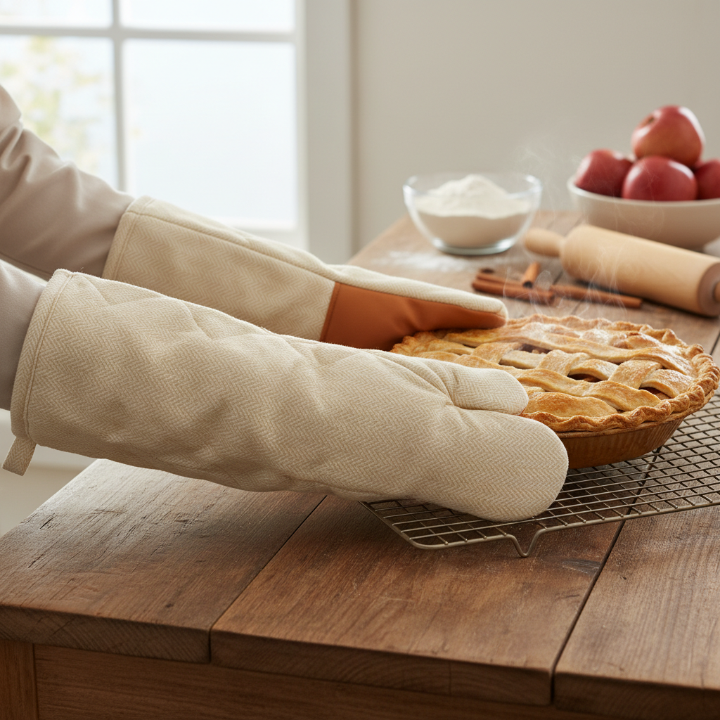 Oven Mitts: Essential Wrist Protection for Every Pie Baker